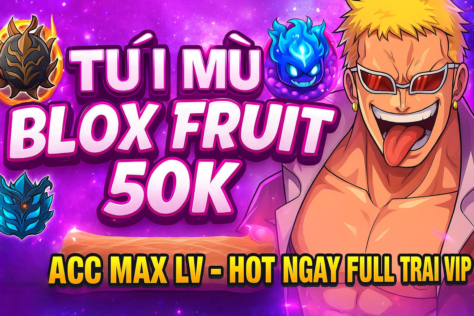 Ảnh minh họa Túi Mù Blox Fruits 50K